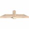 Ekena Millwork Eugene Smooth Timber Gable Bracket, Douglas Fir, 48"W x 16"H x 3 1/2"D x 5 1/2"F, 8/12 Pitch GBW048X16X0406EUG00SDF - alternate 3